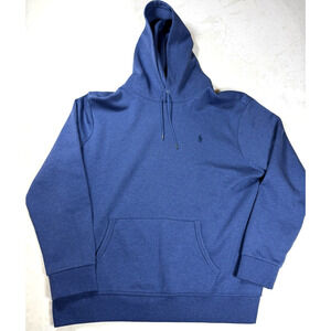 Polo Ralph Lauren Men's XXL Long Sleeve Hoodie Sweatshirt Blue Heather Pony NWT